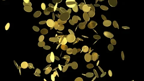 Festive Casino Slot Machine Jackpot Celebration Gold Coins Animation